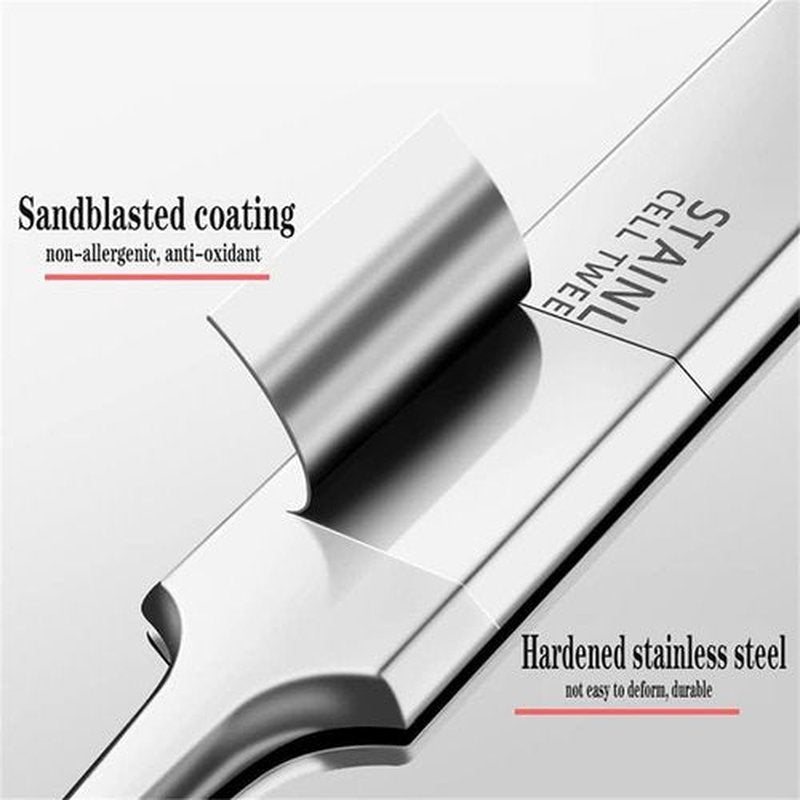 Usiveinborn Blackhead Remover, Usiveinborn Tweezers, Professional Facial Blackhead Remover Tweezers, Stainless Steel Blackhead Comedone Extractor Removal Tool for Blemish, Whitehead Popping (Set C)