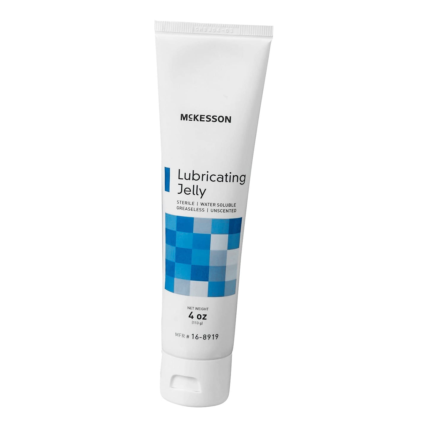 McKesson Lubricating Jelly, 4 oz [12 Count] Water Based Non-Sticky Lube, Water Soluble Lubricant Gel - for Surgical, Medical, Personal – Sterile Tube