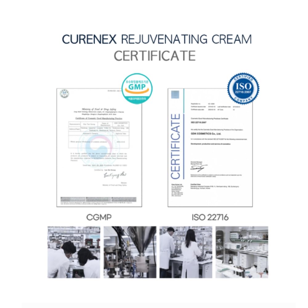 CURENEX Rejuvenating Cream – Hydrating & Brightening Daily Moisturizer with PDRN, Peptides & Ceramides – 4.06 fl.oz