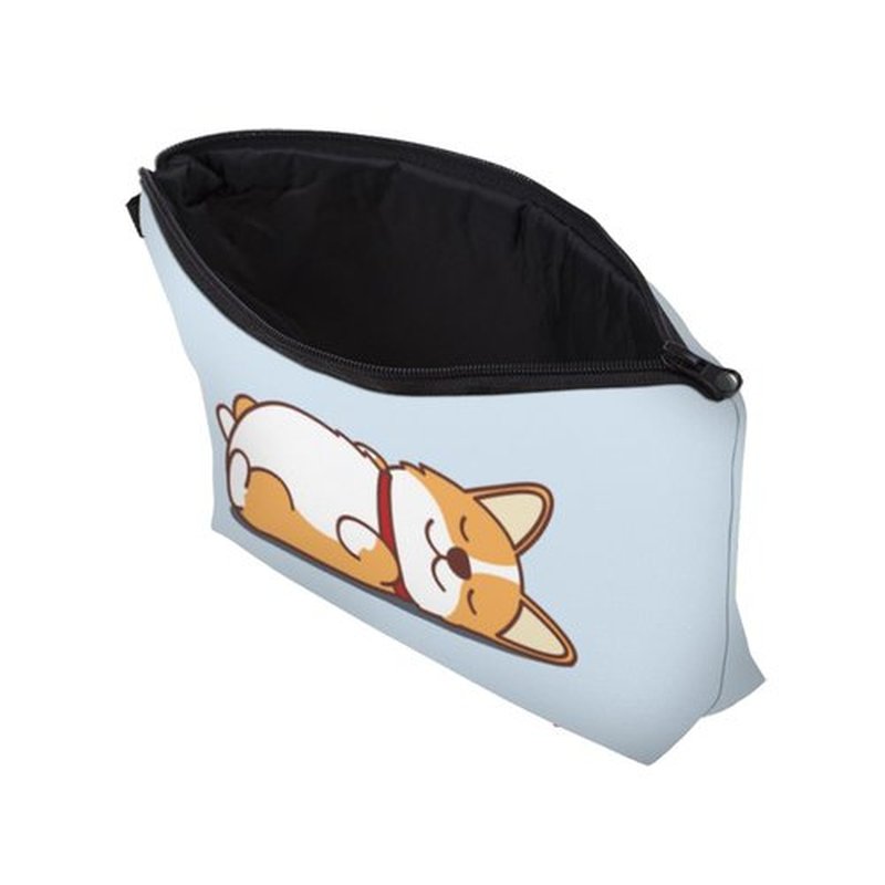 Deanfun Small Makeup Case - Cute and Waterproof Cosmetic Bag for Women(Corgi D5-55061)