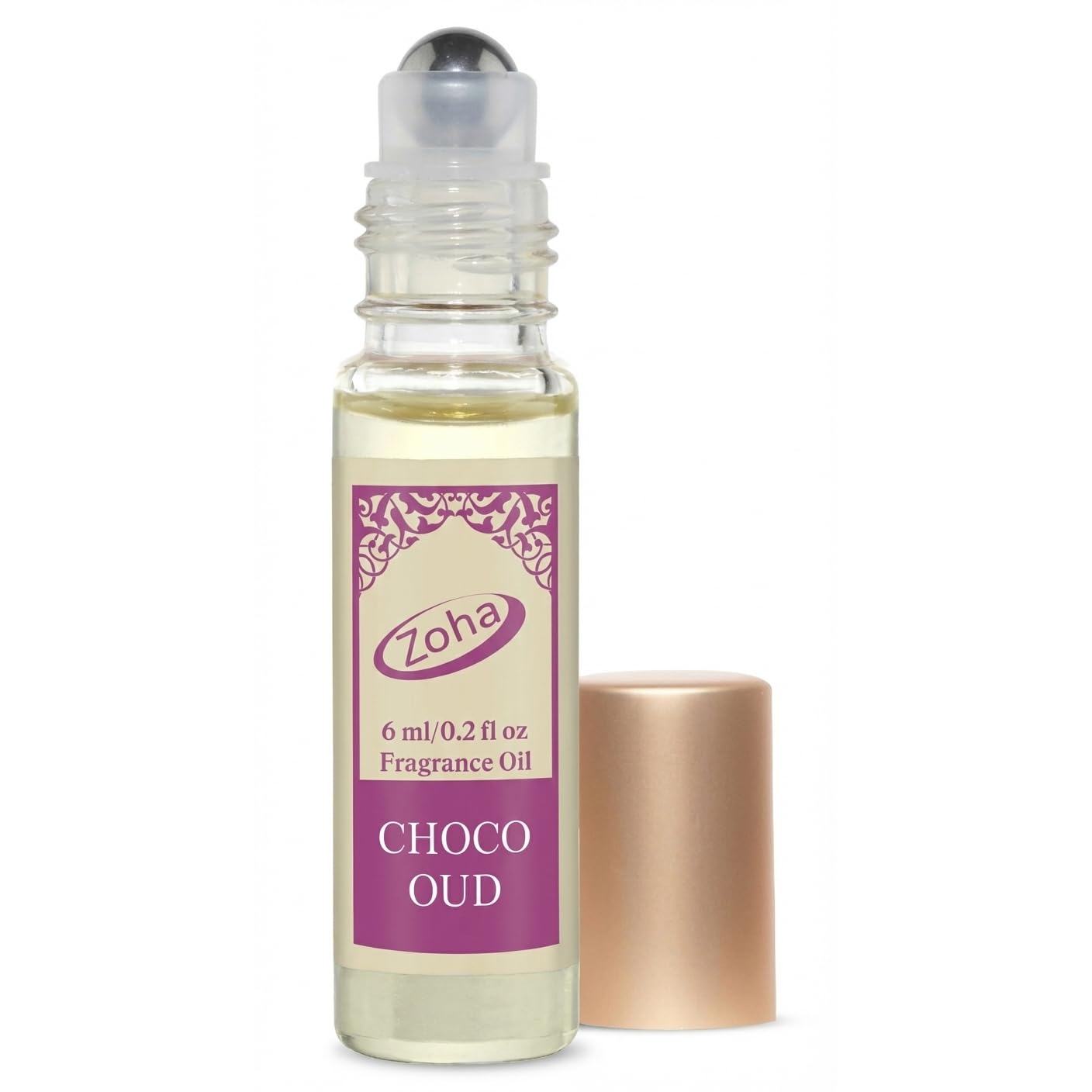 Zoha Choco Oud Perfume for Women | Impression of G.olden D.ust | Alcohol-free Long Lasting Fragrance Oil | Travel Size 6ml Roller