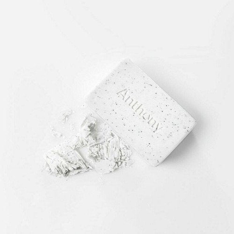 Anthony Mens Soap Bar Exfoliating Soap: Grapefruit Scent – Contains Cucumber Extract, Jojoba, Shea Butter, Squalane and Coconut Oils, Moisturizes & Exfoliates Body Skin 5 Oz