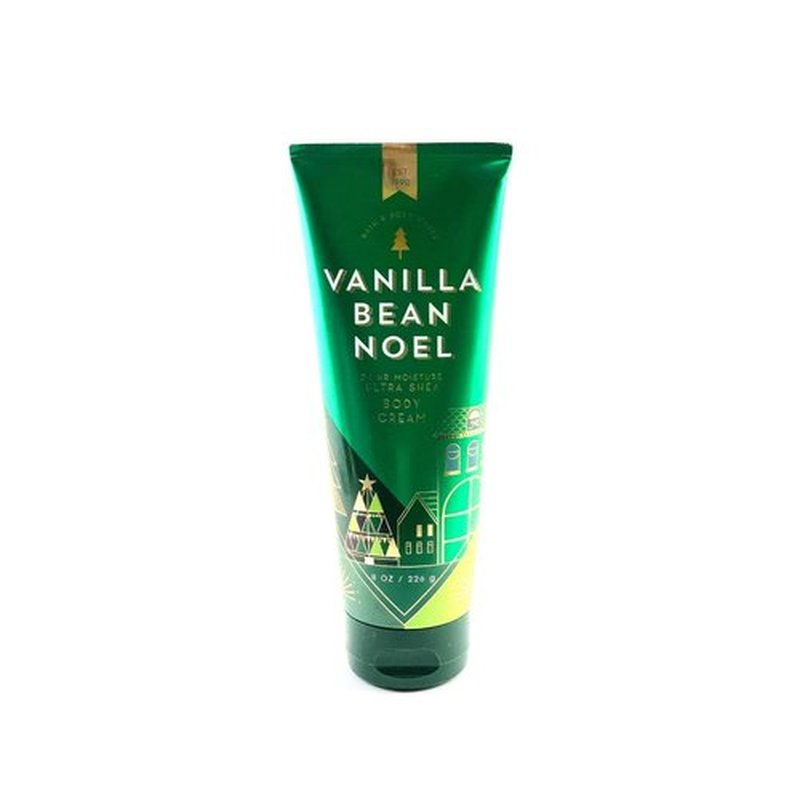 Bath & Body Works Vanilla Bean Noel Ultra Shea Body Cream, 8 Ounce, Multicoloured