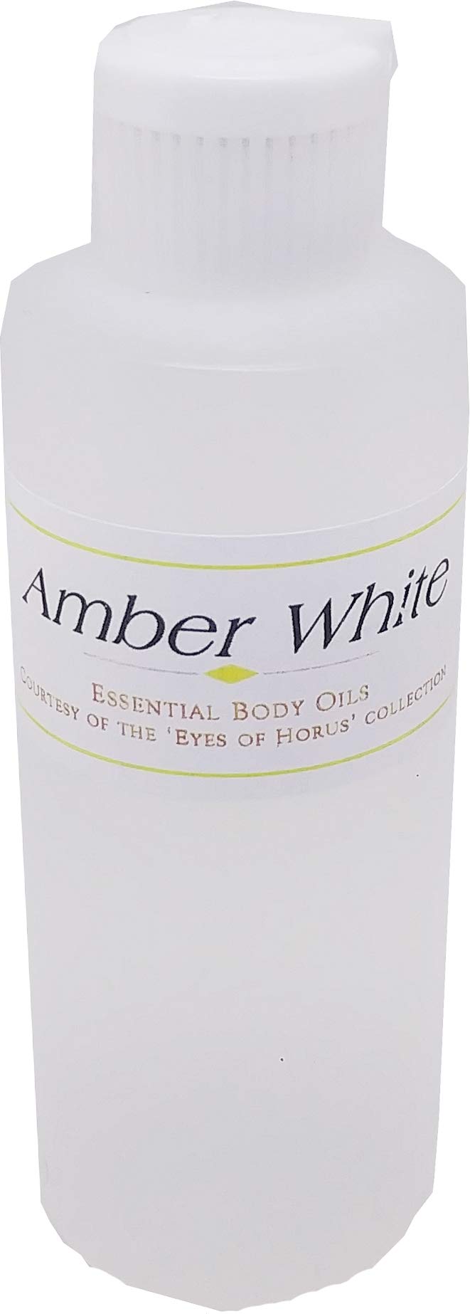 TCEShop Amber: White Scented Body Oil Fragrance [Flip Cap - Clear - 4 oz.] - ID#117289