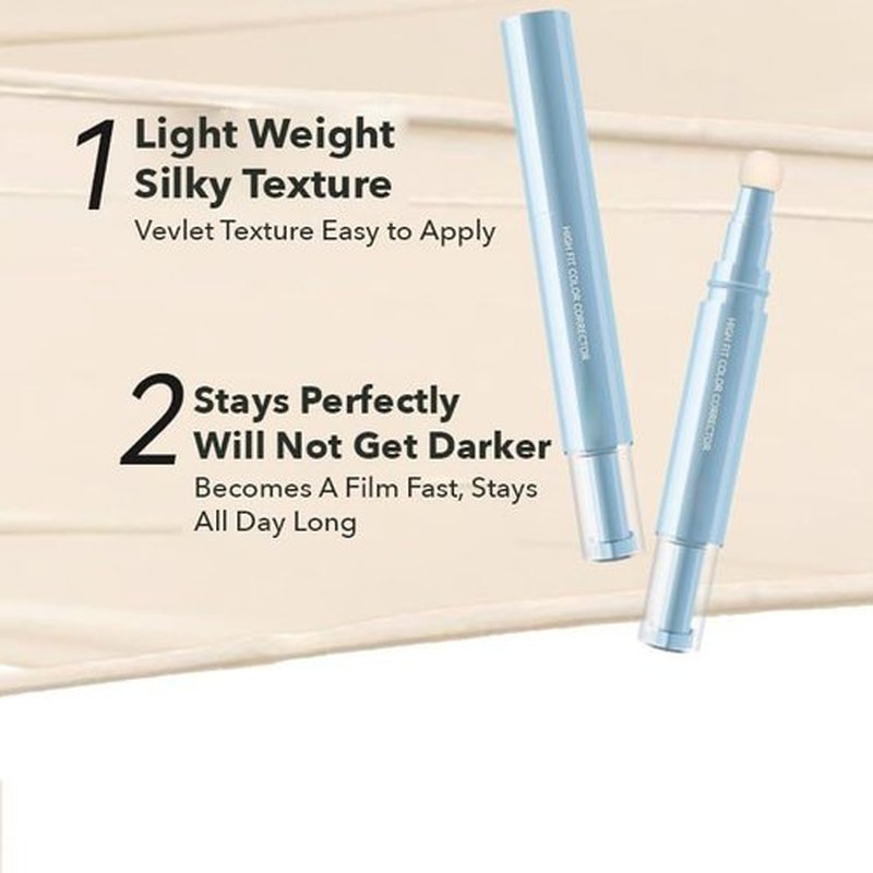 Aztk Concealer Pen, AZTK Makeup Facial Highlighter, Liquid Concealer With Sponge Head, Stay Long Lasting Moisturizing (01#)