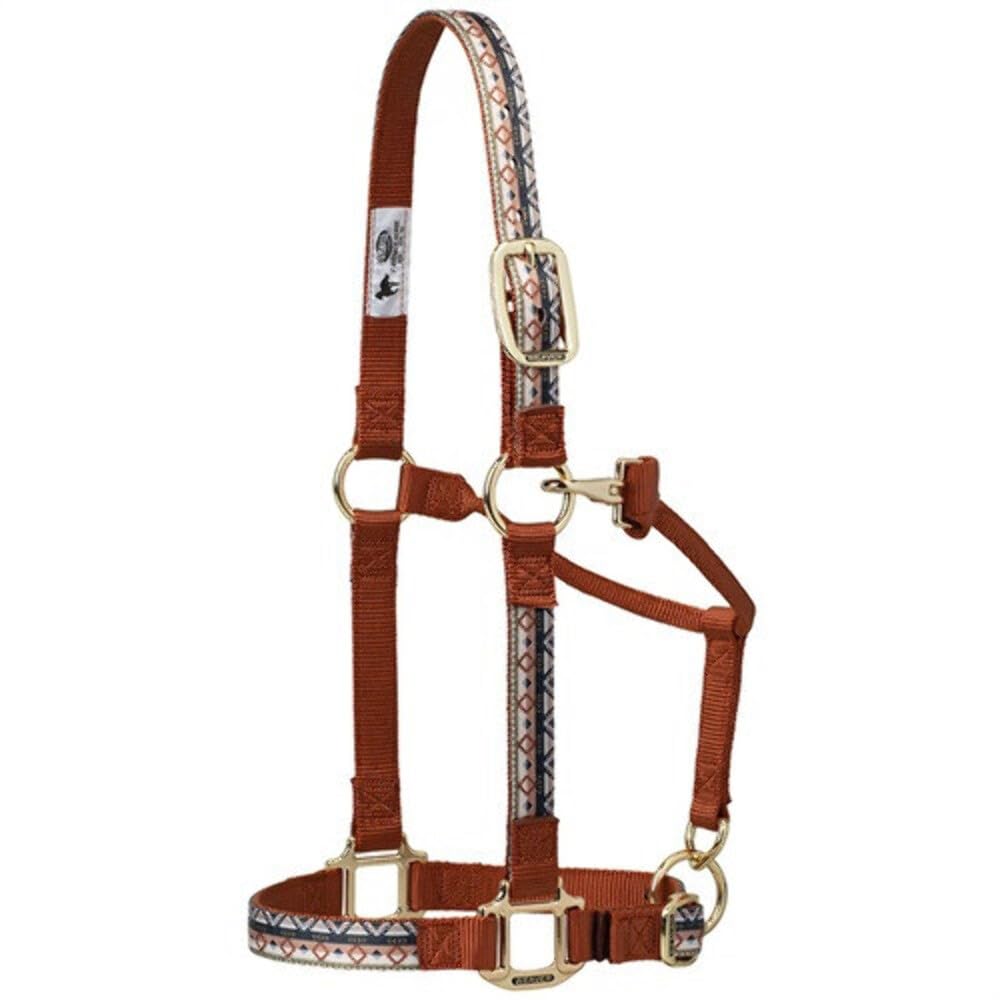 Weaver Leather Adjustable Patterned Nylon Horse Halter