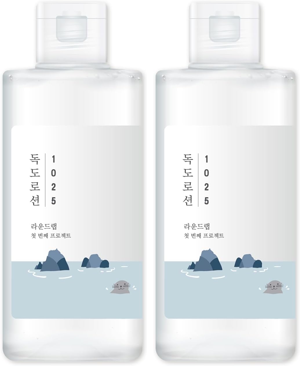 ROUND LAB 1025 Dokdo Lotion 6.76 Fl Oz, Intense Long-Lasting Hydration with Triple Hyaluronic Acid, Fluid Texture for Skin Barrier Protection, Face Moisturizer for Deep Moisture, Korean Skin Care