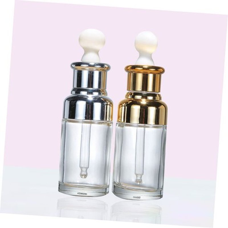 HONMEET 6pcs Essential Oil Bottle Fragrance Orifice Vial Eye Dropper Bottle Aroma Refillable Bottle Travel Perfume Tube Mini Dropper Bottles Mini Dropping Bottles Liquid Dispenser Aluminum