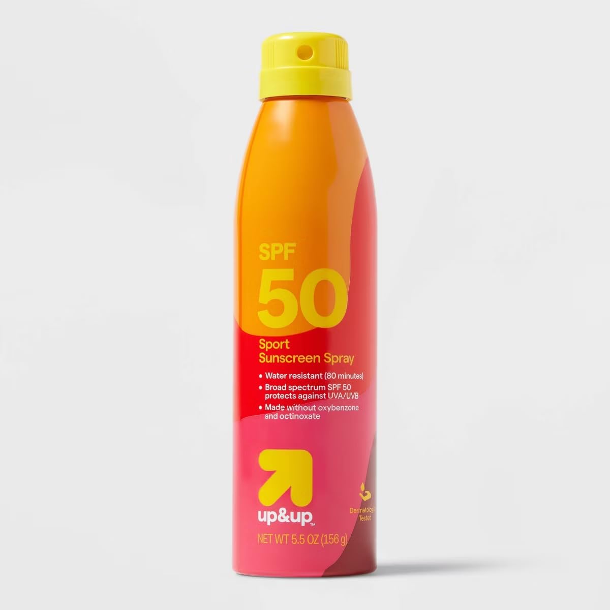 up&up Sport Sunscreen Spray SPF 50, Broad Spectrum (5.5oz)