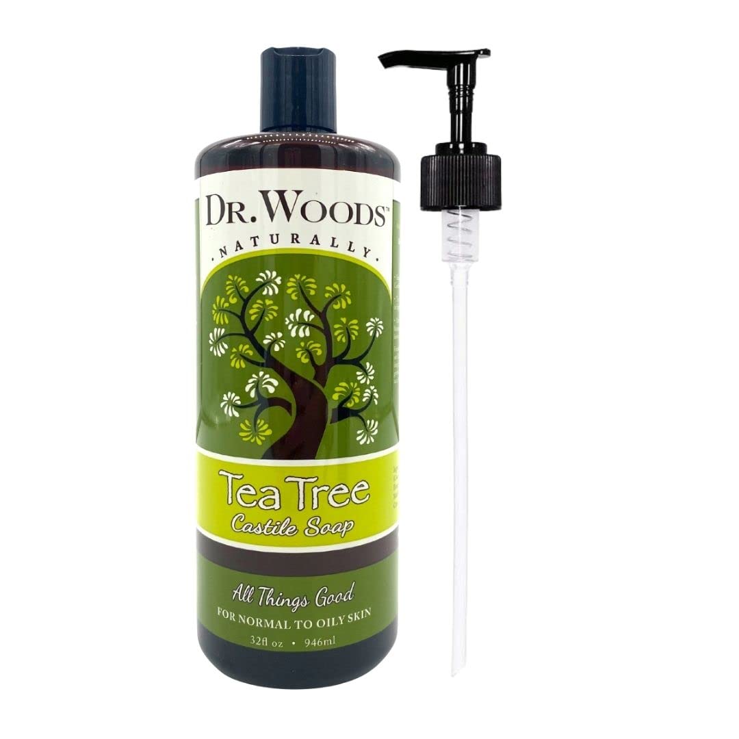 Dr. Woods African Black Castile Soap - Moisturizing Liquid, 32oz (2-Pack)