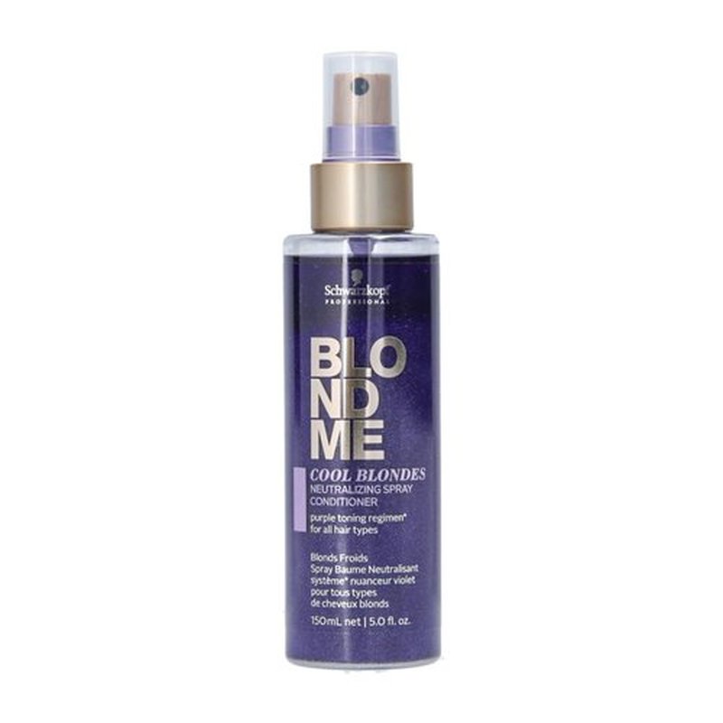 BlondMe Cool Blondes Neutralizing Spray Conditioner 5.07 Fl Oz – Removes Brassiness and Provides Shine