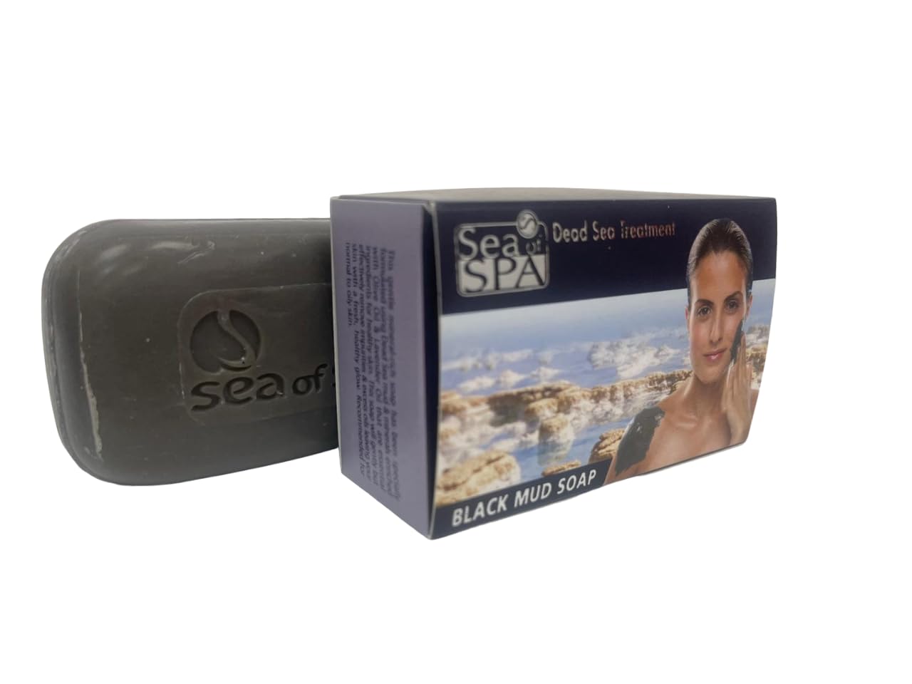 Sea of Spa, Dead Sea Minerals Black Mud Soap 125gr, 4.4oz