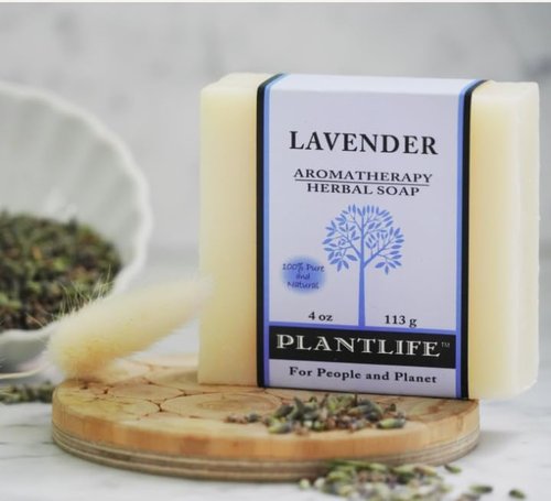 Plantlife Lavender 6-pack Bar Soap - Moisturizing and Soothing Soap for Your Skin - Hand Crafted Using Plant-Based Ingredients - Made in California 4oz Bar