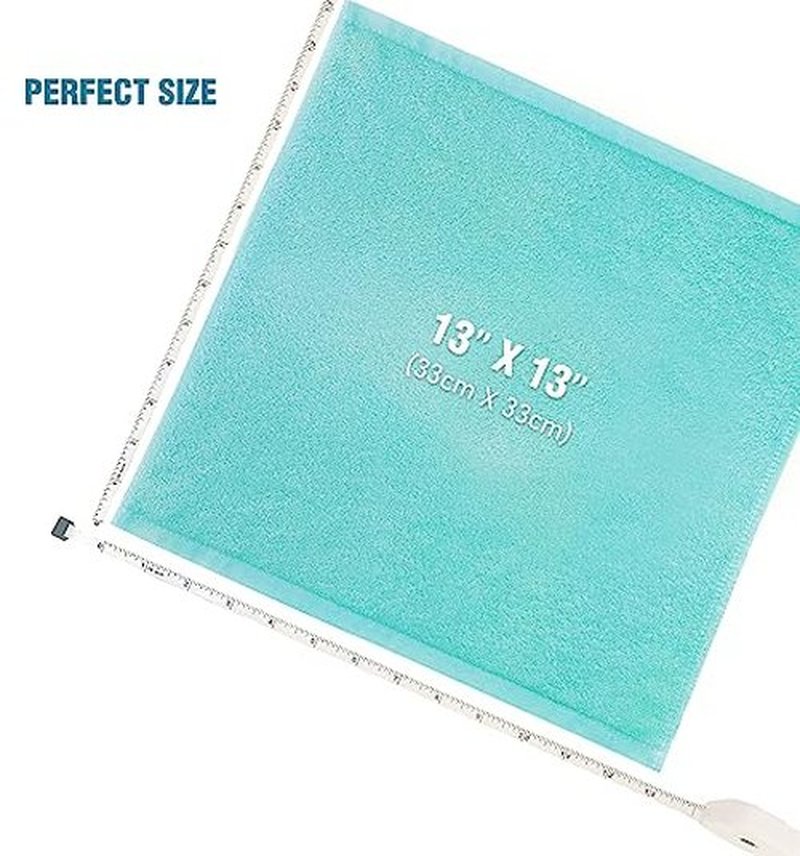 SUMMERMIA Washcloths 12 Pack 13" x 13" - Soft Wash Cloths for Your Face Towel, Wash Cloths for Your Body (Teal)
