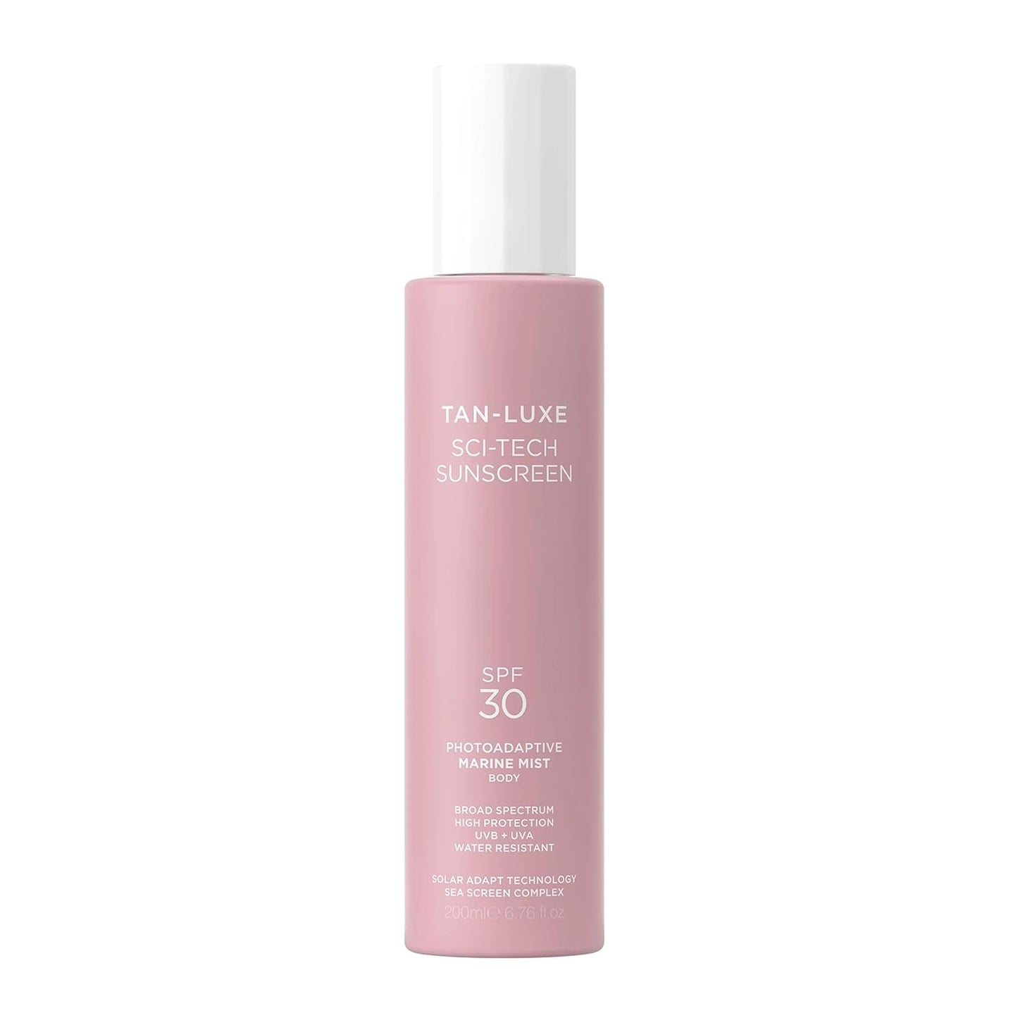 Tan-Luxe Sunscreen Marine Mist Spray - Lightweight, Water-Resistant & Reef Safe | 6.76 fl. oz/200 ml