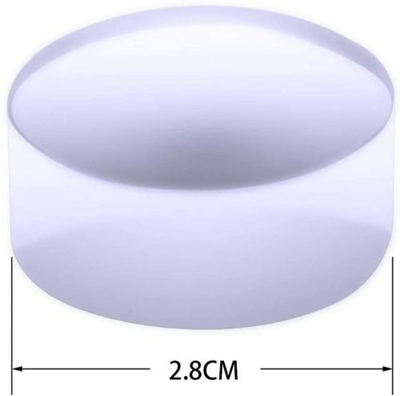 LiBiuty Clear Silicone Nail Art Stamper Scraper Set with Extra 4Pcs Stamper Replacement Heads