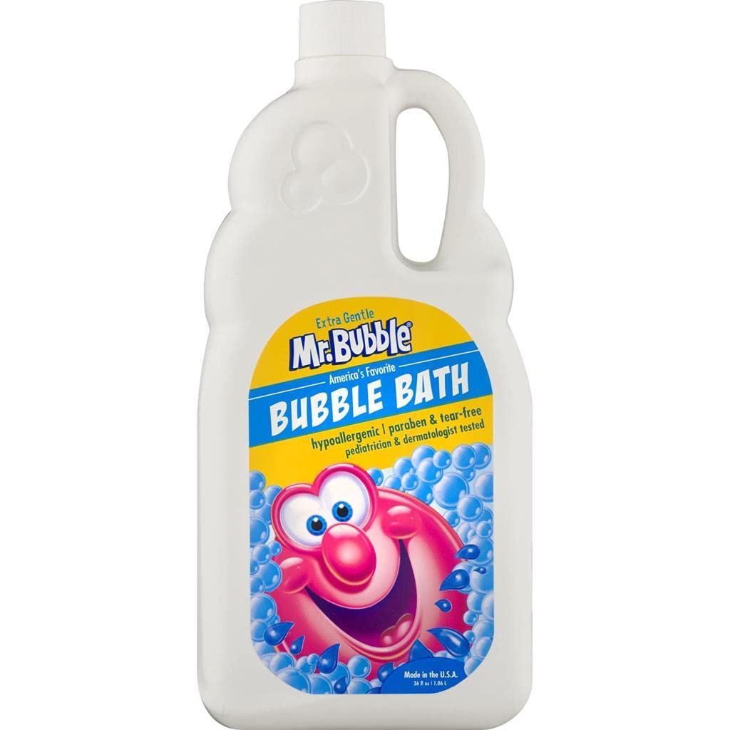 Mr. Bubble Extra Gentle dye & Fragrance Free Bubble Bath, 36 Ounce