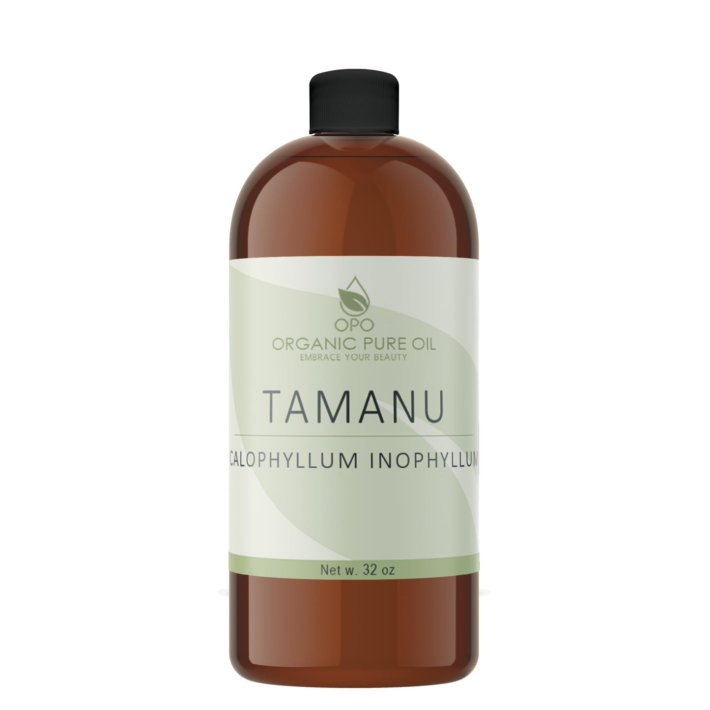 Tamanu Oil - Pure, Natural, Unrefined, Non-GMO, Cold Pressed, Nut Carrier Oil for Skin, Hair, Nails, Body, Face, DIY, Cosmetic - 32 oz - Hydrating, Moisturizing, Nourishing