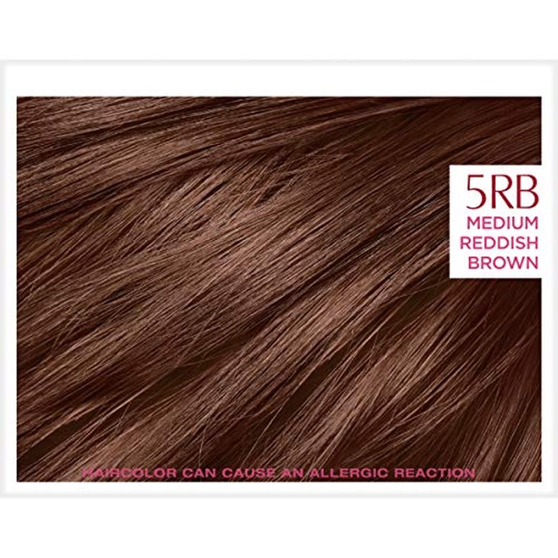 L'Oreal Paris Excellence Creme Permanent Hair Color, Medium Red Brown (3 Count)