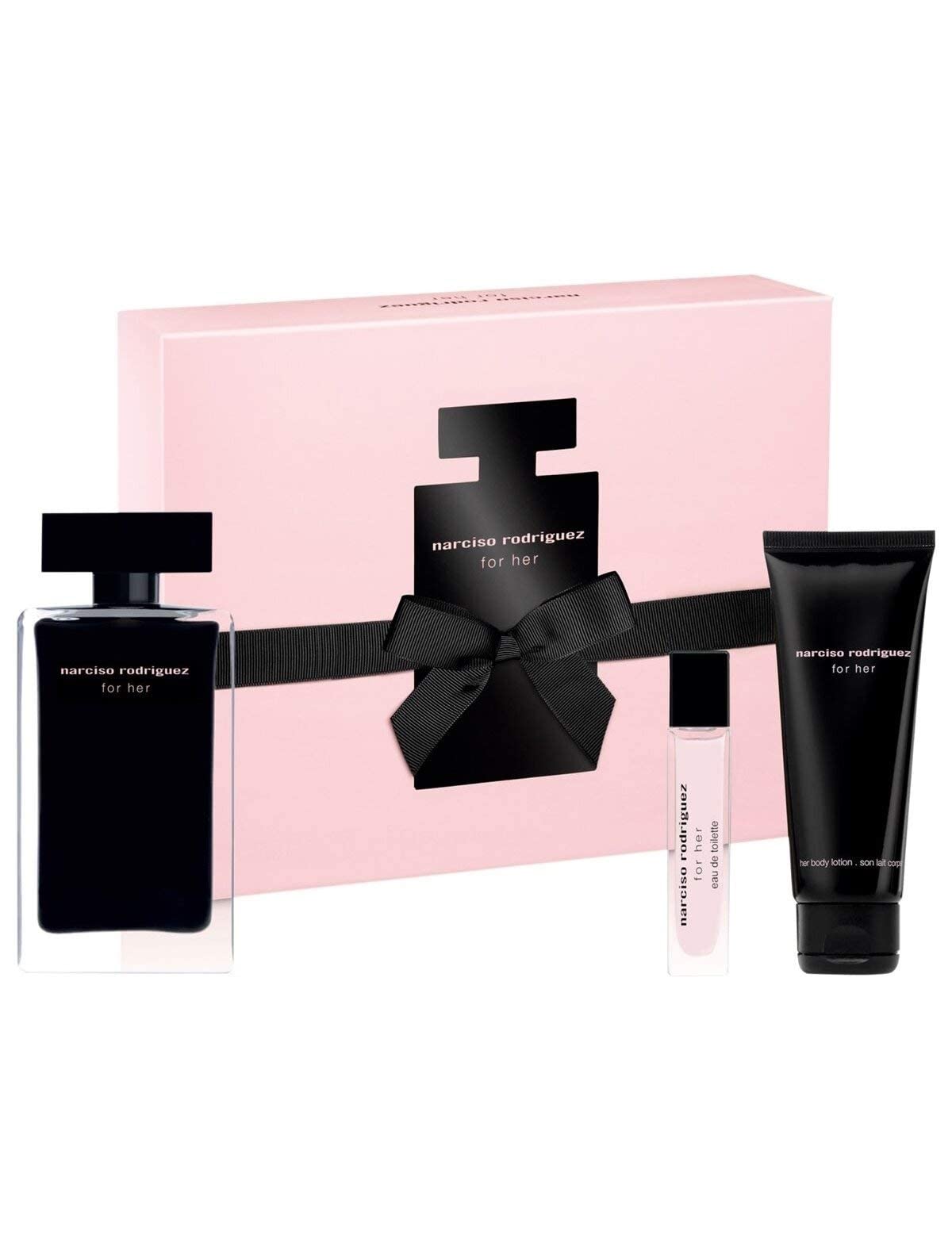 Narciso Rodriguez for Women 3 Piece Set (3.4 Eau de Toilette Spray + 1.6 Body Lotion + 0.33 Eau de Toilette Spray)