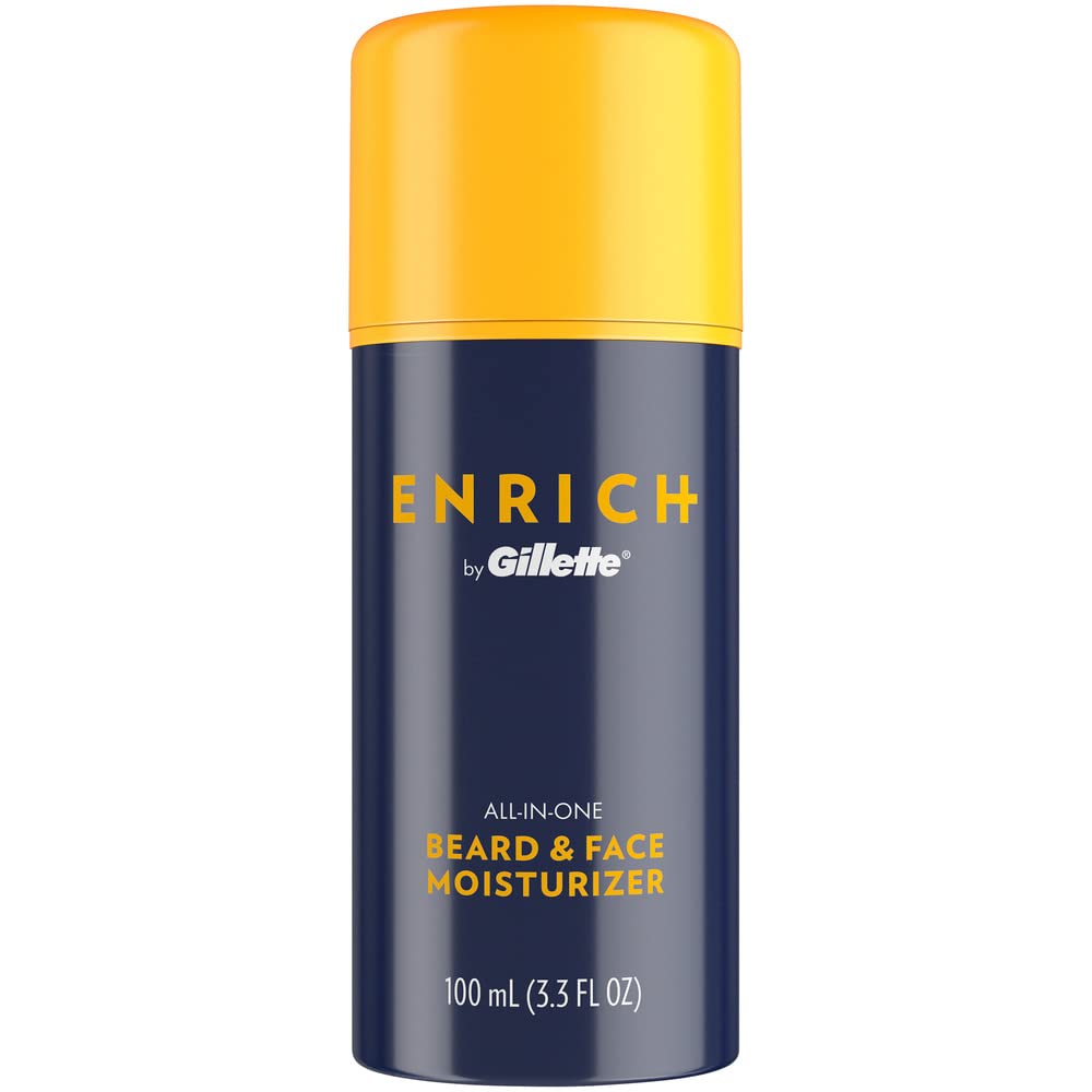 Gillette Enrich Beard & Face Moisturizer for Men - 3.3 fl oz