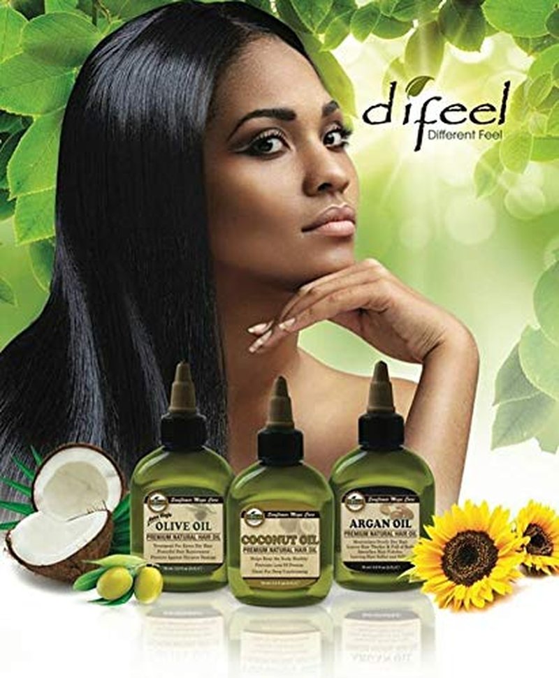 Difeel Premium Castor Hair Oil - Nourishing Growth Formula | 7.1 oz (3-Pack)