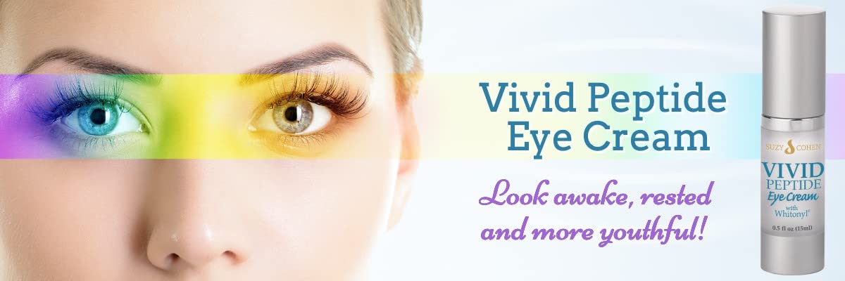 VIVID Peptide Eye Cream Fights Dark Circles Puffiness Fine Lines Whitonyl