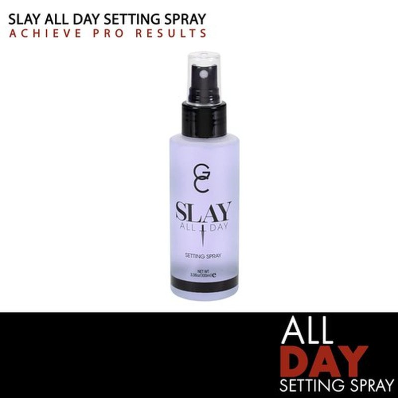 Gerard Cosmetics Slay All Day Makeup Setting Spray | Lavender Scented | Matte Finish with Oil Control | Cruelty Free, Long Lasting Finishing Spray, 3.38oz (100ml)