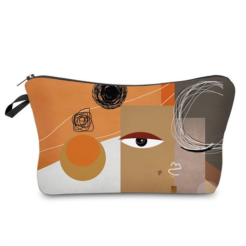 LOOMILOO Cosmetic Bag for Women, Adorable Roomy Makeup Bags Travel Water Resistant Toiletry Bag Accessories Organizer (L2-55401)