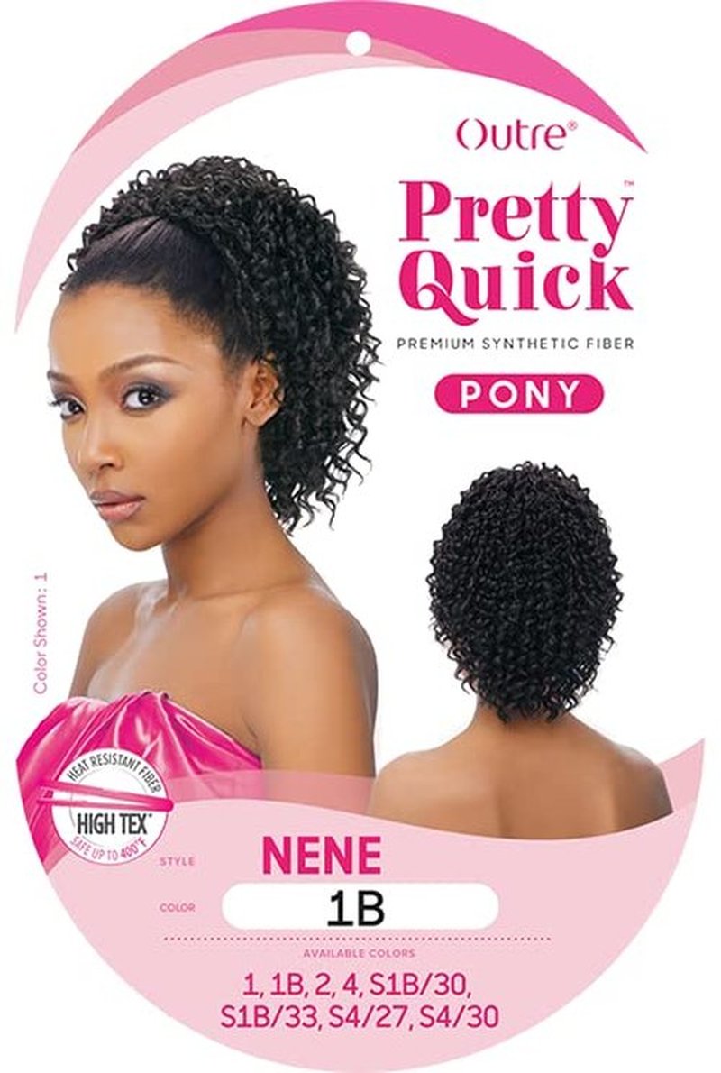 Outre Pretty Quick Pony Heat Resistant Fiber High Tex Safe Up To 400F NENE (S4/27)