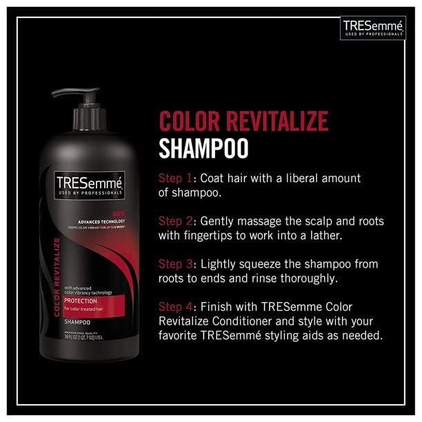 TRESemm? Shampoo Color Revitalize 28 oz (Pack of 3)
