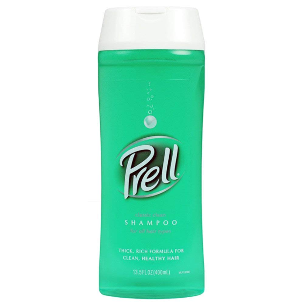 Prell Shampoo, Classic Clean 13.5 Fluid Ounce, 5 Count.
