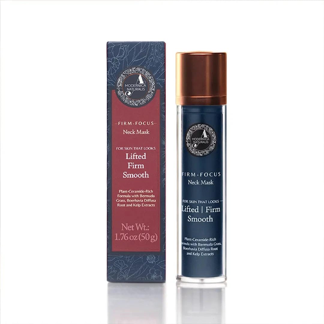 Firm-Focus Neck Mask - Lifts, Firms, Smooths the look of Loose, Saggy Skin on the Neck, Jaw, Chin & Upper Chest - Focused Neck Firming Action with Phyto-Ceramides and Water Lily (Firm focus neck mask)