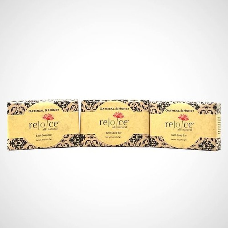 All Natural Soap Bar 5 oz (3 pack) (Oatmeal & Honey)