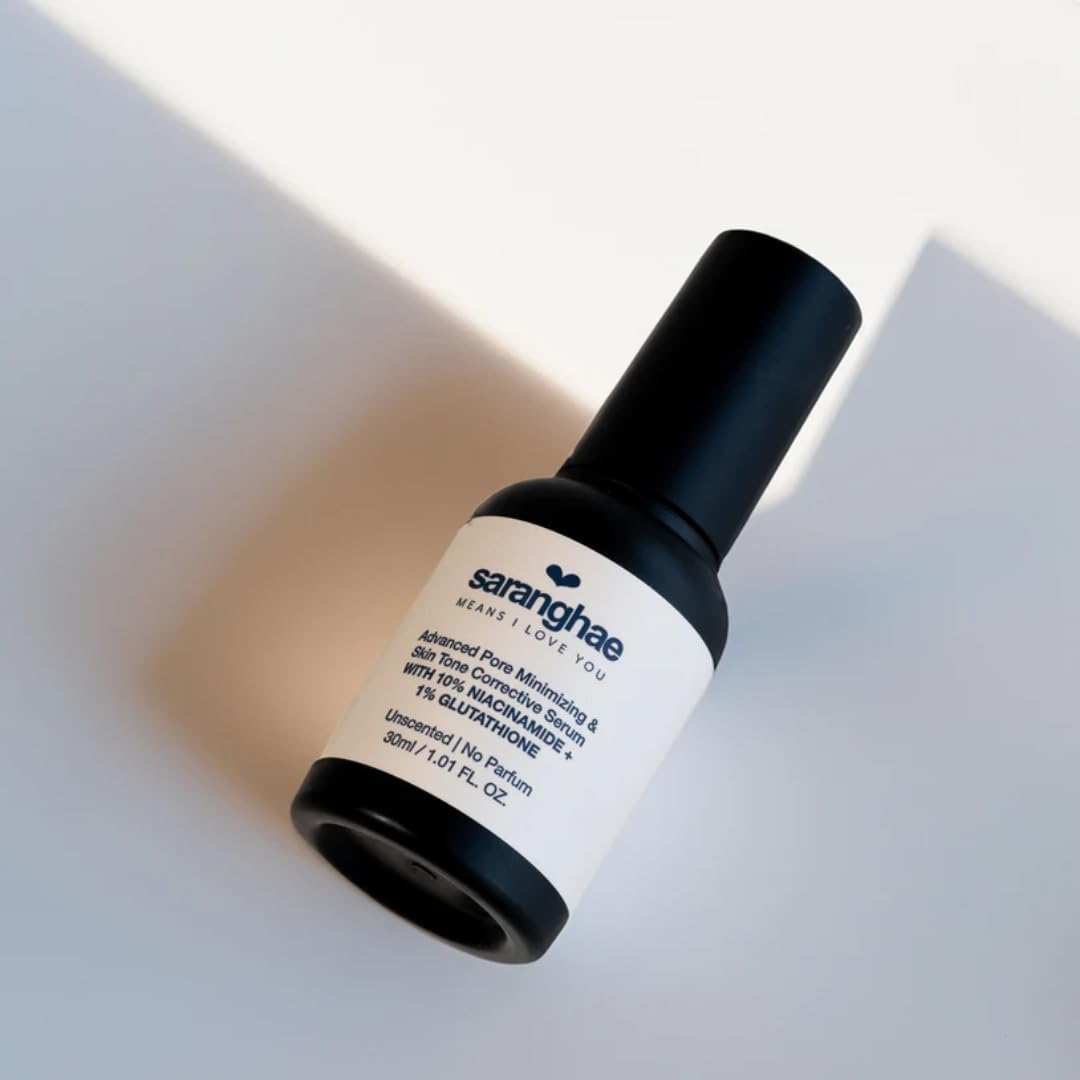 Advanced Pore Minimizing Serum with 10% Niacinamide & 1% Glutathione – Skin Tone Correcting Face Serum for Smooth, Radiant-Looking Skin – Lightweight, Fast-Absorbing Formula