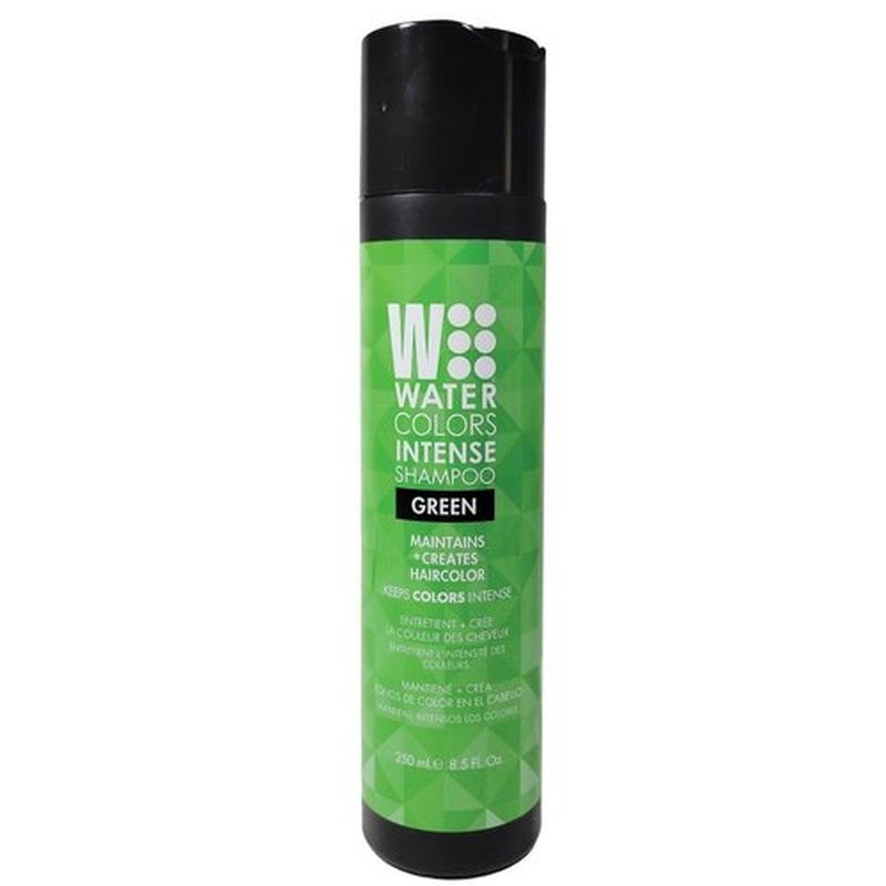 Watercolors Intense Color Depositing Shampoo, Semi Permanent Hair Color 8.5 fl oz - GREEN
