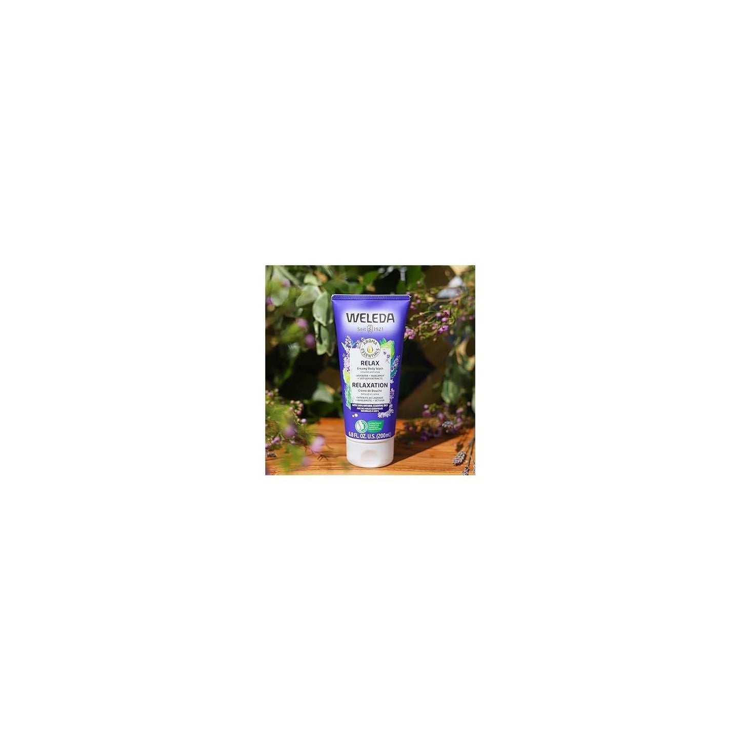 Weleda Aroma Essentials Relax Creamy Body Wash, Parabens Free, 6.8 Fluid Ounce (Pack of 2)