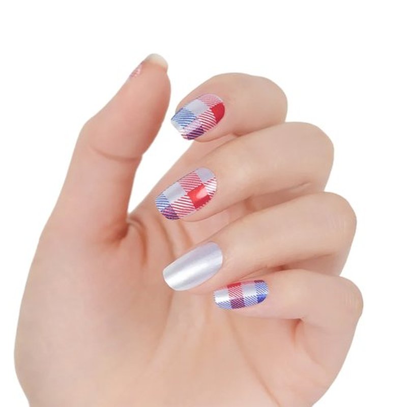 Plaid in the USA - Color Street Nail Strips, FDS619
