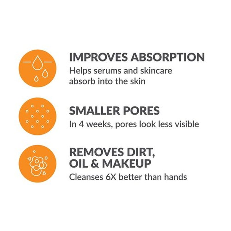 Clarsonic Facial Cleansing Brush System, Mia 2 Sonic Face Scrubber, White