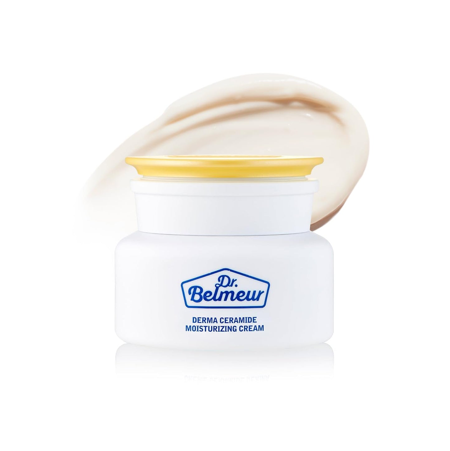 DR. BELMEUR Derma Ceramide Moisturizing Cream (1.7fl oz) - Dual Action Moisturizer for Intense Hydration. Korean Skin Care by LG Beauty. Ceramides & Hyaluronic Acid.
