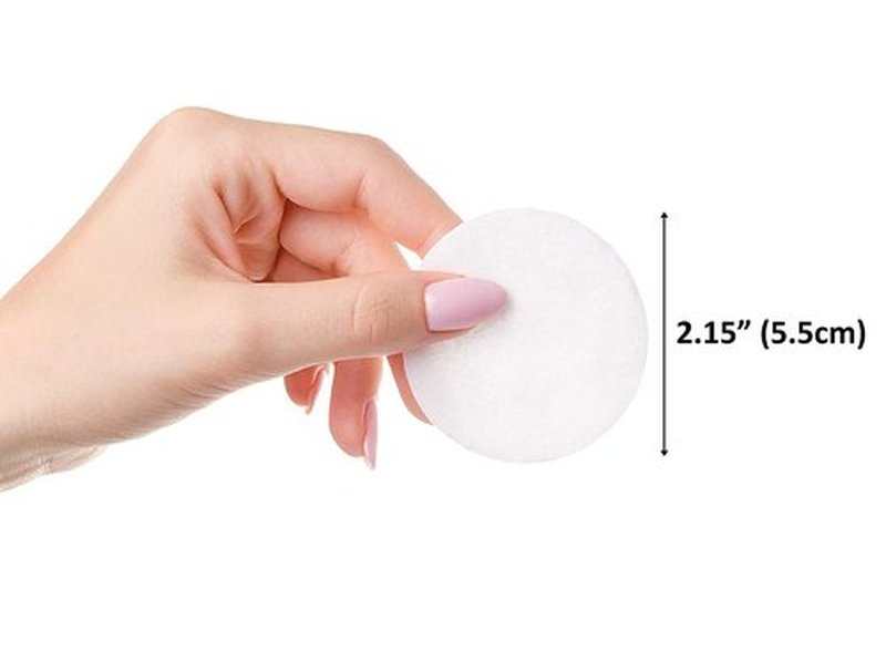 Cliganic Premium Cotton Rounds for Face (500 Count) | Makeup Remover Pads, Hypoallergenic, Lint-Free | 100% Pure Cotton