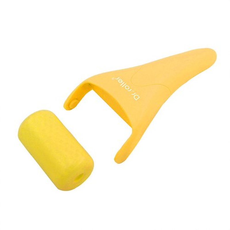 Dr.roller Ice Roller, Ice Roller for Face Freeze Massager, Ice Face Roller, Face Ice Roller Skin Care Tool for Reduce Pain Relief and Minor Injury, Relieve Puffiness (Silicone Yellow)