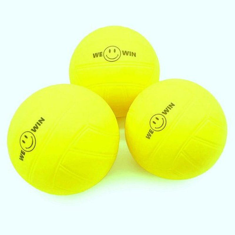 Aolowewin Glow in The Dark Spike Replacement Balls, Roundnet Game Balls - Play at Night, Light Up for 20~30 Minutes (3X Glow Balls+UV Flashlight)