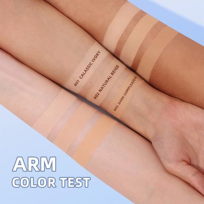Oil Control Face Pressed Powder, Matte Perfection Pressed Powder, Waterproof Long Lasting Lightweight Finish Setting Face Powder, Cruelty-free, 0.35Oz (01# Classic ivory, One Size)