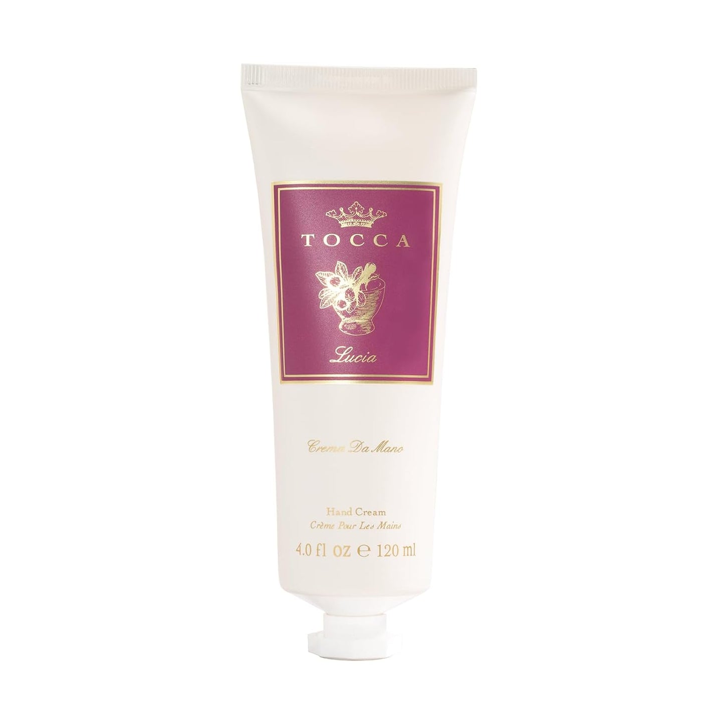 Tocca Crema de Mano, Cleopatra Hand Cream, 4 oz - Grapefruit, Jasmine, Vanilla Musk - Moisturizing, Quick Absorbing