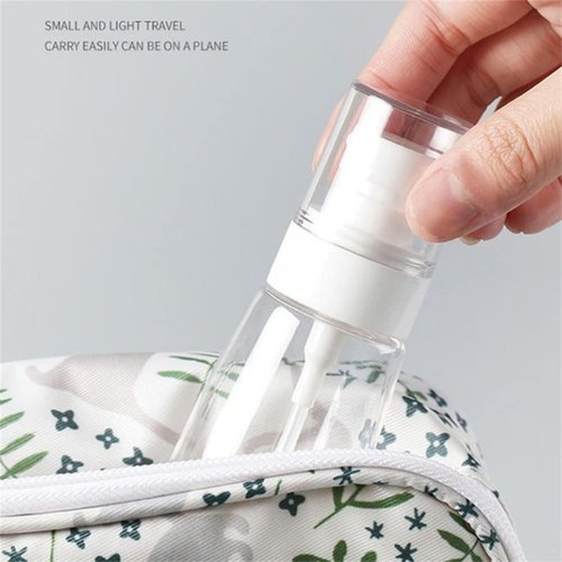 TOSERSPBE Empty Fine Mist Spray Bottles 2oz Small Travel Perfume Atomizer for Essential oil Perfume Hair Makeup 10 Pack