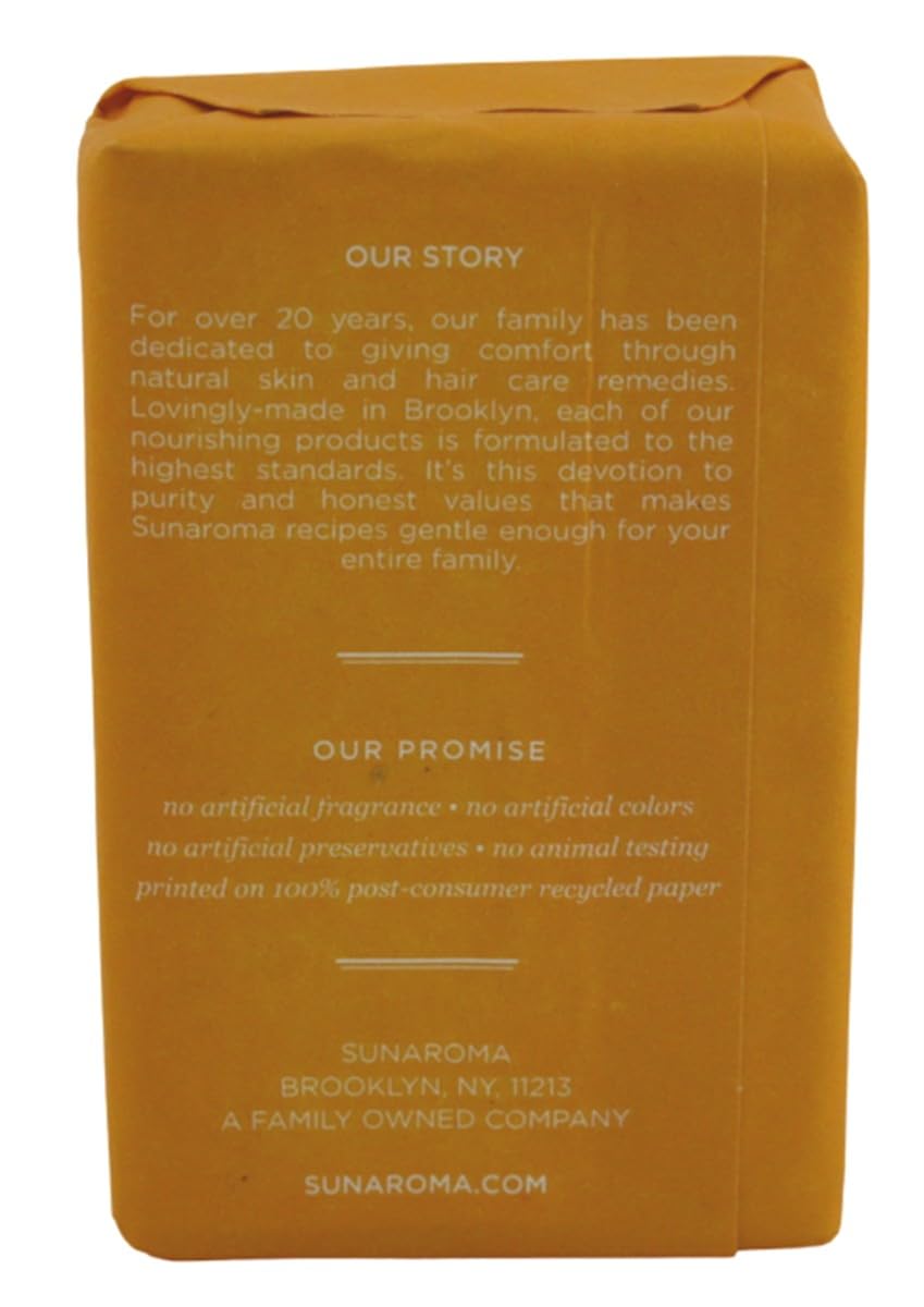 Sunaroma Soap Bar Shea Butter 8 Ounce (Pack of 2)