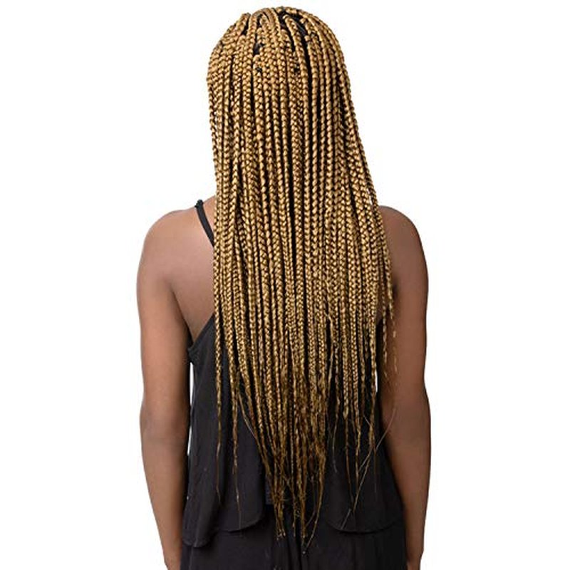 Xpression Sensationnel Synthetic Hair Braids 3X Ruwa Pre-Stretched Braid 24" (3 Packs, NBLUE)