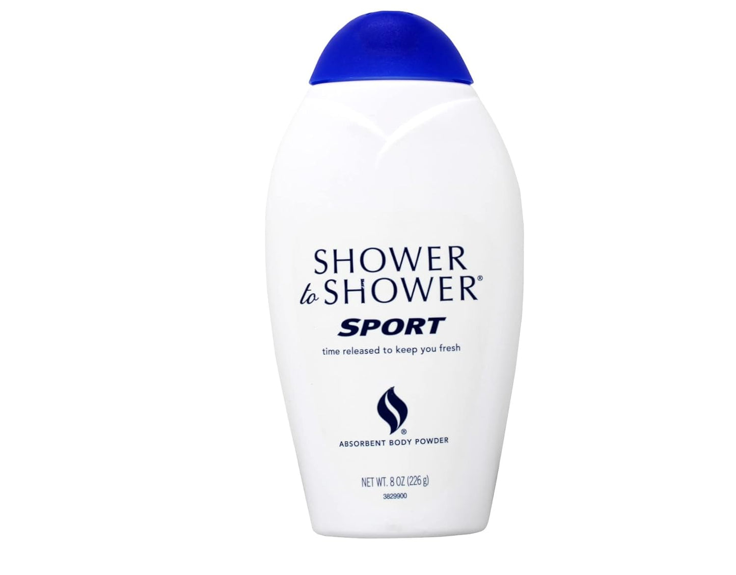 Shower to Shower Sport Absorbent Body Powder 8 oz (Pack of 6)