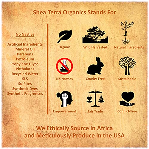 Shea Terra Argan and Rose Complex Serum of Youth | Nutrient-Rich, All Natural & Organic Oil with Age-Defying Essential Fatty Acids, Natural Plan Squalene and Vitamins for Youthful Looking Skin – 2 oz